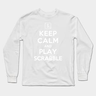 Keep Calm and Play Scrabble Long Sleeve T-Shirt